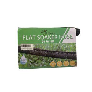 Bollove Flat Soaker Hose 50 Ft/15M